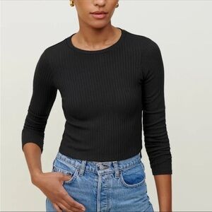 Reformation Jackie Ribbed Long Sleeve